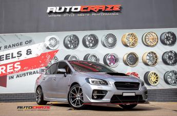 SUBARU WRX VN806 FASTBACK ANTHRACITE MACHINED FACE